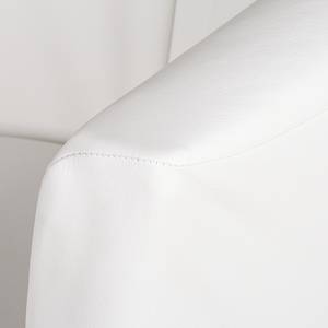 Fauteuil Rex Cuir synthétique blanc