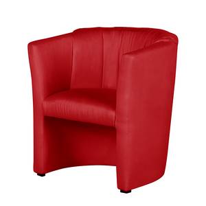 Fauteuil Rex rood microvezel