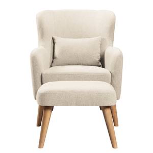 Fauteuil Ribolt Tissu - Tissu Celia: Sahara