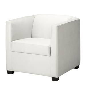 Fauteuil Richmond Cuir synthétique - Blanc