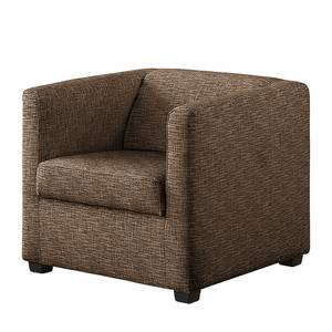 Fauteuil Richmond Tissu structuré - Marron