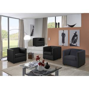 Fauteuil Richmond Tissu structuré - Anthracite