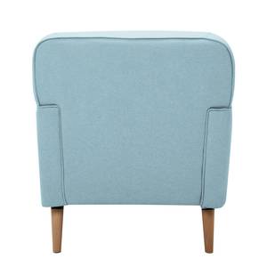 Fauteuil Rickman Microfibre - Bleu pastel