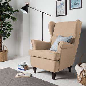 Fauteuil Roma vlakweefsel - Beige