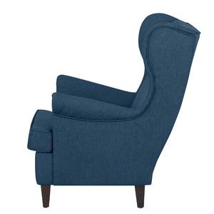 Fauteuil Roma vlakweefsel - Jeansblauw