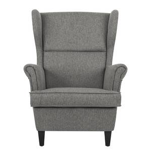 Fauteuil Roma Tissu structuré - Gris