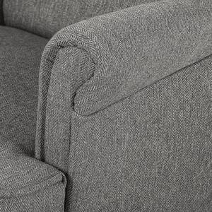 Fauteuil Roma Tissu structuré - Gris