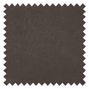 Fauteuil Rometta Aspect cuir vieilli - Gris marron