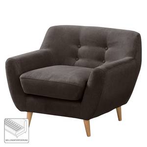 Fauteuil Rometta microvezel - Bizonbruin