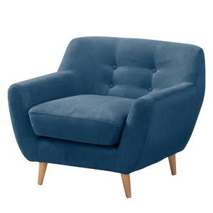 Fauteuil Rometta microvezel - Jeansblauw