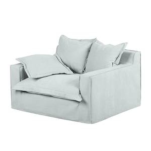 Fauteuil Rouen Tissu beige - Gris clair