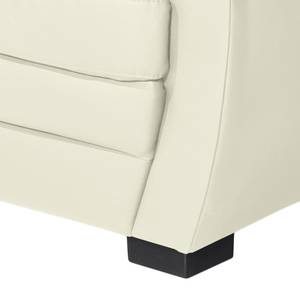 Fauteuil Royal Cuir synthétique - Blanc vieilli