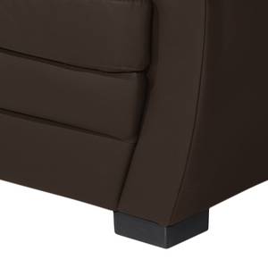 Fauteuil Royal Cuir synthétique - Marron bison