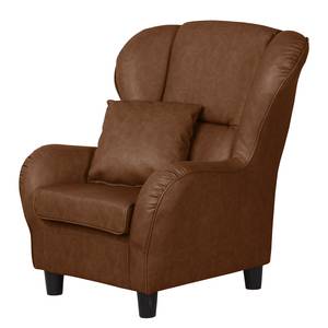 Fauteuil Sambesi kunstleer - Chocoladebruin - Zonder hocker