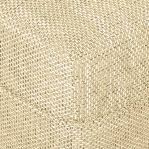 Ohrensessel Sambesi Strukturstoff Beige - Mit Hocker