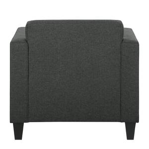 Fauteuil Santorini (avec repose-pieds) Tissu - Avec repose-pieds - Anthracite