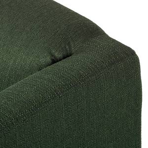 Fauteuil Savja geweven stof - Groen - Boxspring