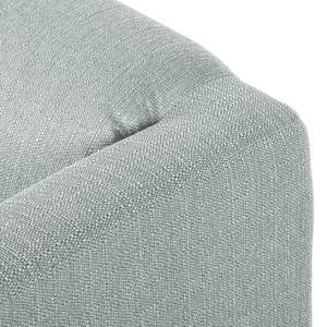 Fauteuil Savja geweven stof - Lichtgrijs - Boxspring