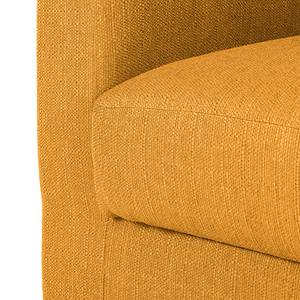 Fauteuil Savja Tissu - Jaune moutarde - Boxspring