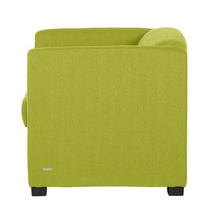 Fauteuil Savja geweven stof - Lichtgroen