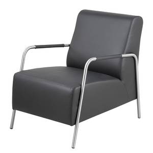 Fauteuil Screebe Imitation cuir - Gris