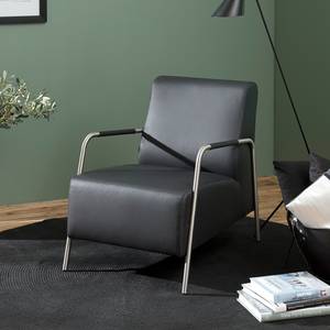 Fauteuil Screebe Imitation cuir - Gris