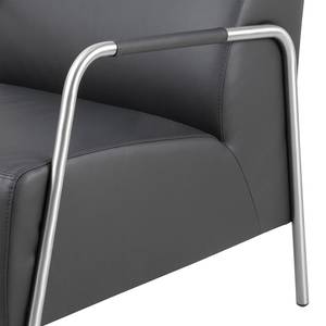 Fauteuil Screebe Imitation cuir - Gris