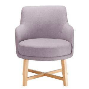 Fauteuil Siabu Tissu structuré - Lilas