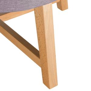 Fauteuil Siabu Tissu structuré - Lilas