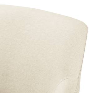 Fauteuil Siabu Tissu structuré - Beige clair