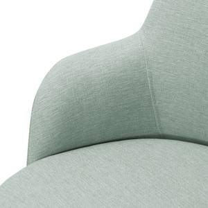 Fauteuil Siabu Tissu structuré - Gris menthe