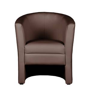 Fauteuil Sinclair II Cuir synthétique marron