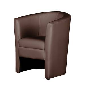 Fauteuil Sinclair II Cuir synthétique marron