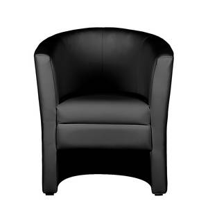 Fauteuil Sinclair III zwart kunstleer