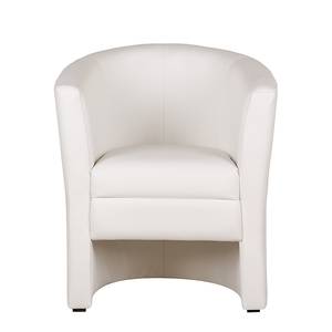 Fauteuil Sinclair V Cuir synthétique blanc