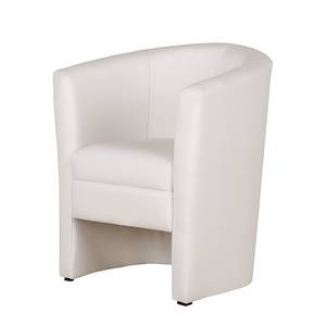 Fauteuil Sinclair V Cuir synthétique blanc