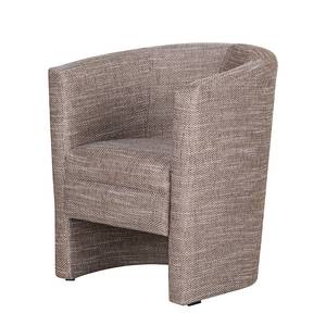 Fauteuil Sinclair Tissu structuré - Cappuccino