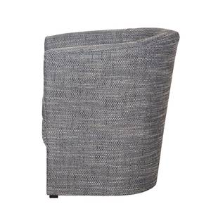 Fauteuil Sinclair IX Tissu structuré gris foncé