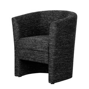 Fauteuil Sinclair X Tissu structuré noir