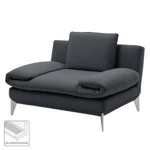 Fauteuil Smoky Bay Tissu - Gris foncé - Sans fonction