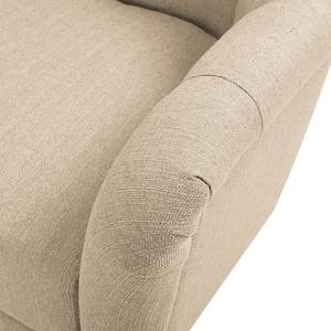 Fauteuil Sofie donkergrijze geweven stof - Beige