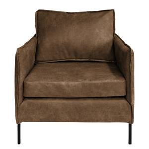 Fauteuil Southwell antieke leerlook - Cubanit