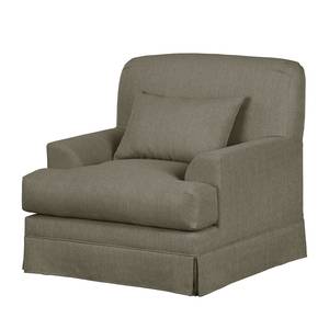 Fauteuil Summer Romance Tissu - Taupe - Sans repose-pieds