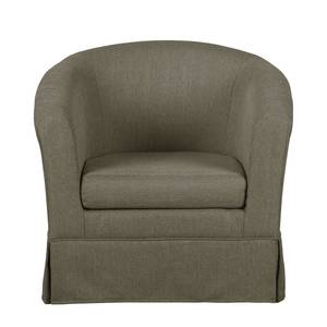 Fauteuil Summer Romance Tissu - Taupe - Sans repose-pieds