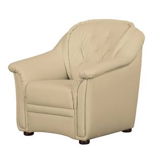 Fauteuil Tamba Imitation cuir Beige