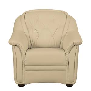 Fauteuil Tamba Imitation cuir Beige