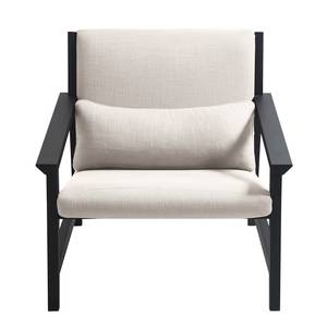 Fauteuil Thames geweven stof Stof Andra: Beige