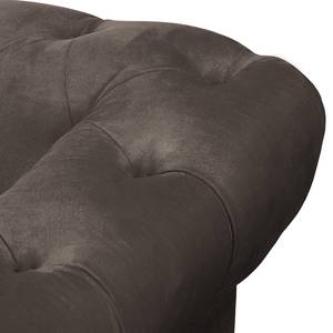 Fauteuil Thory antieke leerlook - Bruin