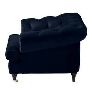 Fauteuil Thory Velours - Bleu foncé