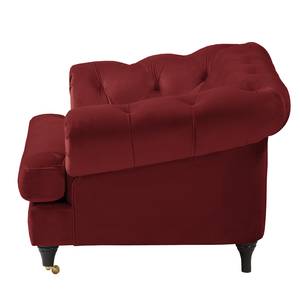 Fauteuil Thory Velours - Rouge